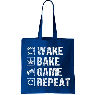 Wake Bake Game Repeat Video Game Weed Smoker Pot Gift Bag