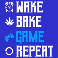 Wake Bake Game Repeat Gift Bag