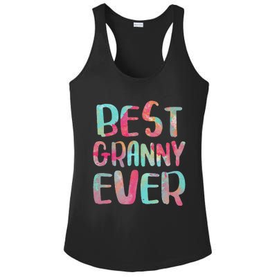 Womens Best Granny Ever Funny Mother's Day Ladies PosiCharge Competitor Racerback Tank