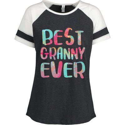 Womens Best Granny Ever Funny Mother's Day Enza Ladies Jersey Colorblock Tee