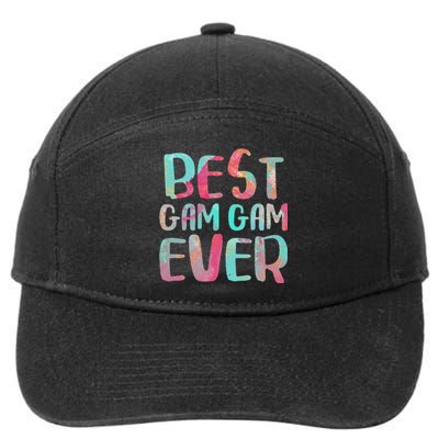 Womens Best Gam Gam Ever Mother's Day 7-Panel Snapback Hat