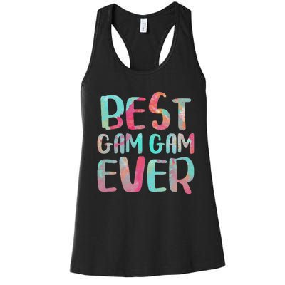 Womens Best Gam Gam Ever Mother's Day Women's Racerback Tank