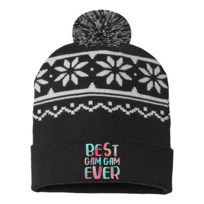 Womens Best Gam Gam Ever Mother's Day USA-Made Snowflake Beanie