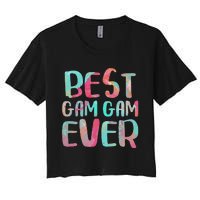 Womens Best Gam Gam Ever Mother's Day Women's Crop Top Tee