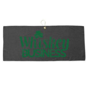 Whiskey Business Gift St Patricks Day Gift Ing Gift Large Microfiber Waffle Golf Towel