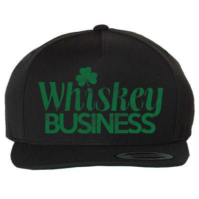 Whiskey Business Gift St Patricks Day Gift Ing Gift Wool Snapback Cap