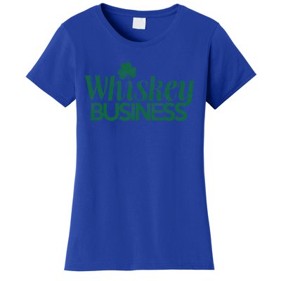 Whiskey Business Gift St Patricks Day Gift Ing Gift Women's T-Shirt