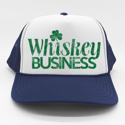 Whiskey Business Gift St Patricks Day Gift Ing Gift Trucker Hat