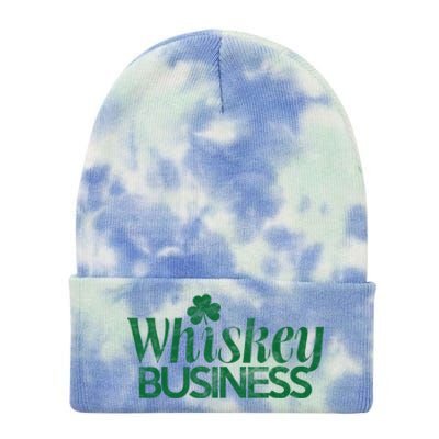 Whiskey Business Gift St Patricks Day Gift Ing Gift Tie Dye 12in Knit Beanie