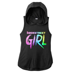 Womenss Backstreet Girl THE ORIGINAL Ladies PosiCharge Tri-Blend Wicking Draft Hoodie Tank