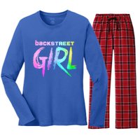 Womenss Backstreet Girl THE ORIGINAL Women's Long Sleeve Flannel Pajama Set 