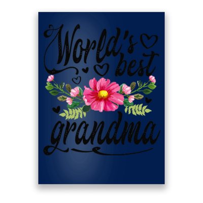 World's Best Grandma Mother's Day Gift Poster