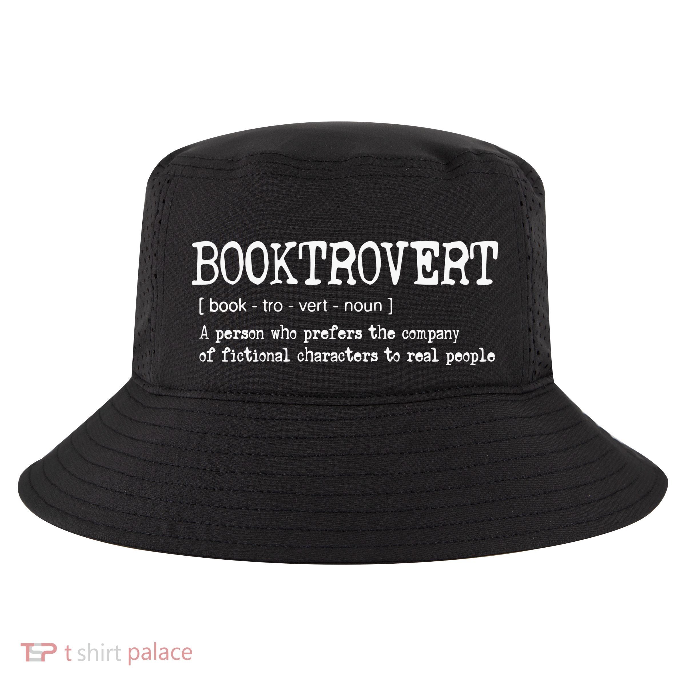 Wildflower Booktrovert Gift For Librarian. Cool Comfort Performance Bucket Hat
