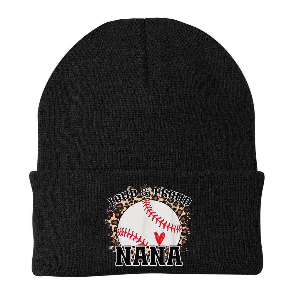 Wo Baseball Grandma aunt Mama Matching Baseball nana, Mother's Day Beanie
