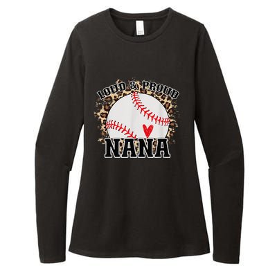 Wo Baseball Grandma aunt Mama Matching Baseball nana, Mother's Day Womens CVC Long Sleeve Shirt