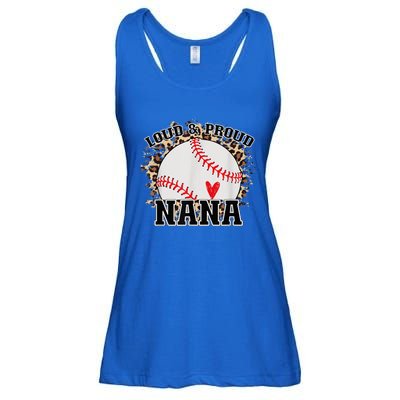 Wo Baseball Grandma aunt Mama Matching Baseball nana, Mother's Day Ladies Essential Flowy Tank