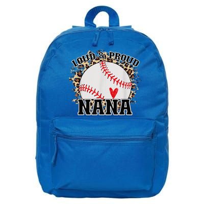 Wo Baseball Grandma aunt Mama Matching Baseball nana, Mother's Day 16 in Basic Backpack