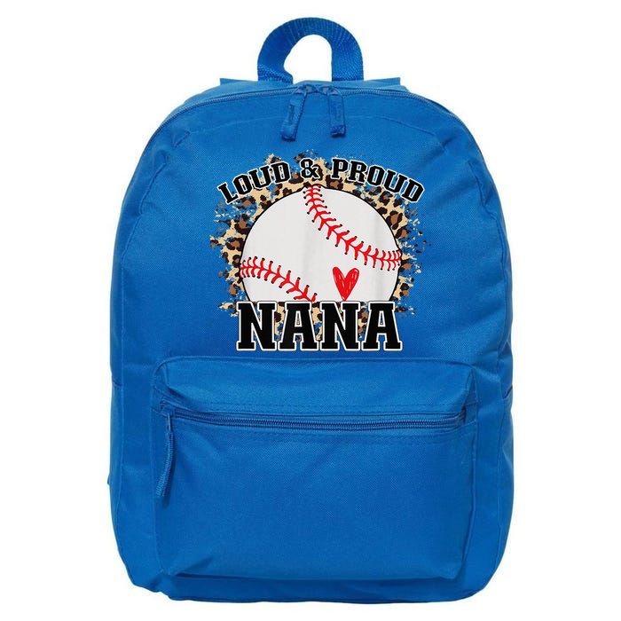 Wo Baseball Grandma aunt Mama Matching Baseball nana, Mother's Day 16 in Basic Backpack