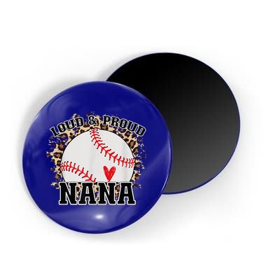 Wo Baseball Grandma aunt Mama Matching Baseball nana, Mother's Day Magnet