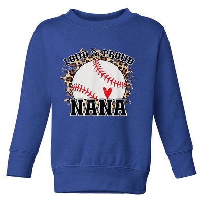 Wo Baseball Grandma aunt Mama Matching Baseball nana, Mother's Day Toddler Sweatshirt