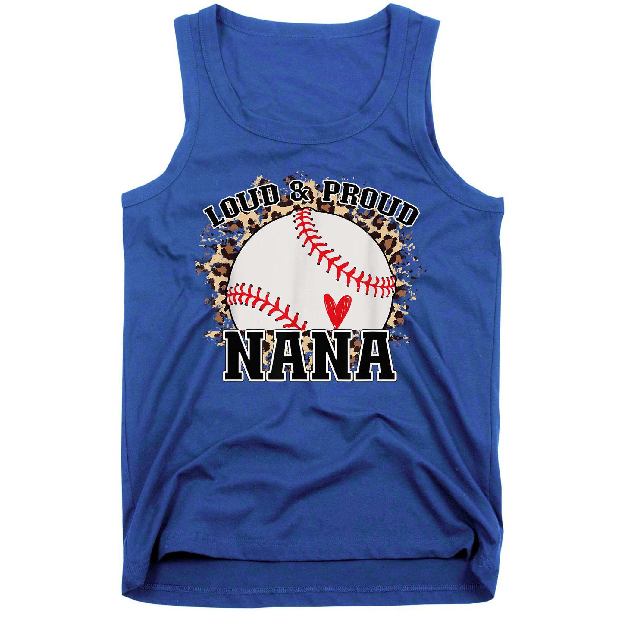Wo Baseball Grandma aunt Mama Matching Baseball nana, Mother's Day Tank Top