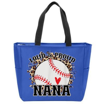 Wo Baseball Grandma aunt Mama Matching Baseball nana, Mother's Day Zip Tote Bag