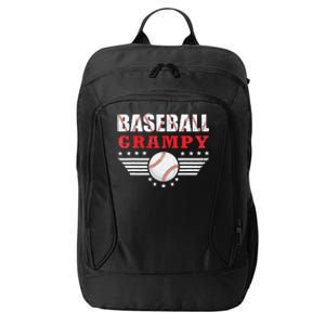 Womens Baseball Grampy Funny Ball Grampy Mothers Day Gifts City Backpack