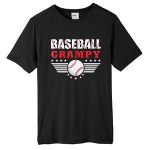 Womens Baseball Grampy Funny Ball Grampy Mothers Day Gifts Tall Fusion ChromaSoft Performance T-Shirt