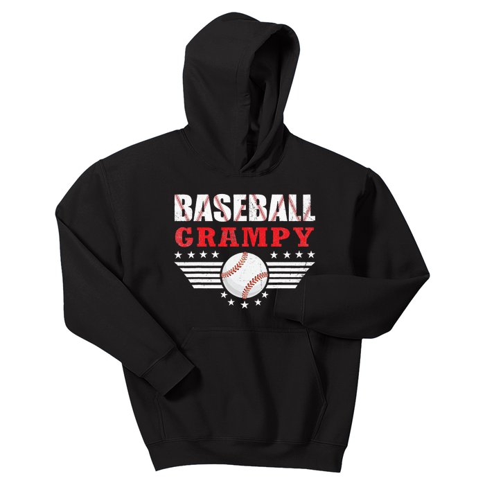 Womens Baseball Grampy Funny Ball Grampy Mothers Day Gifts Kids Hoodie