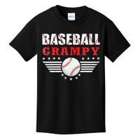 Womens Baseball Grampy Funny Ball Grampy Mothers Day Gifts Kids T-Shirt