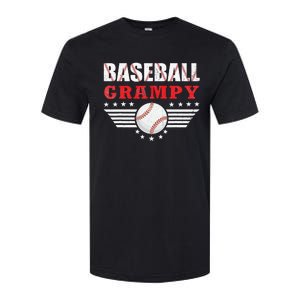 Womens Baseball Grampy Funny Ball Grampy Mothers Day Gifts Softstyle CVC T-Shirt