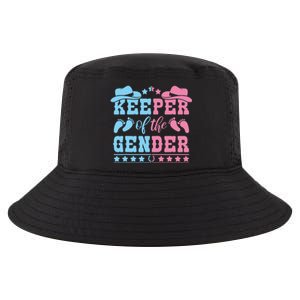 Western Baby Gender Reveal Party Outfit Keeper Of The Gender Cool Comfort Performance Bucket Hat