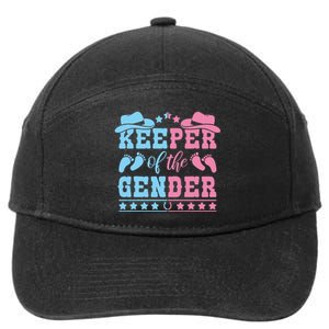 Western Baby Gender Reveal Party Outfit Keeper Of The Gender 7-Panel Snapback Hat