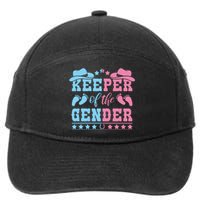 Western Baby Gender Reveal Party Outfit Keeper Of The Gender 7-Panel Snapback Hat