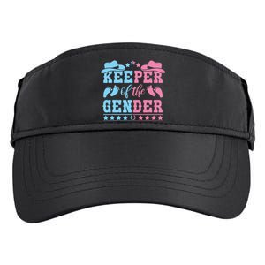 Western Baby Gender Reveal Party Outfit Keeper Of The Gender Adult Drive Performance Visor