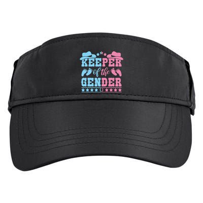 Western Baby Gender Reveal Party Outfit Keeper Of The Gender Adult Drive Performance Visor