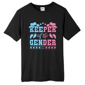 Western Baby Gender Reveal Party Outfit Keeper Of The Gender Tall Fusion ChromaSoft Performance T-Shirt