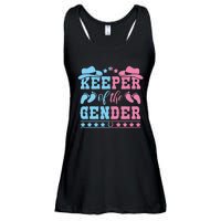 Western Baby Gender Reveal Party Outfit Keeper Of The Gender Ladies Essential Flowy Tank