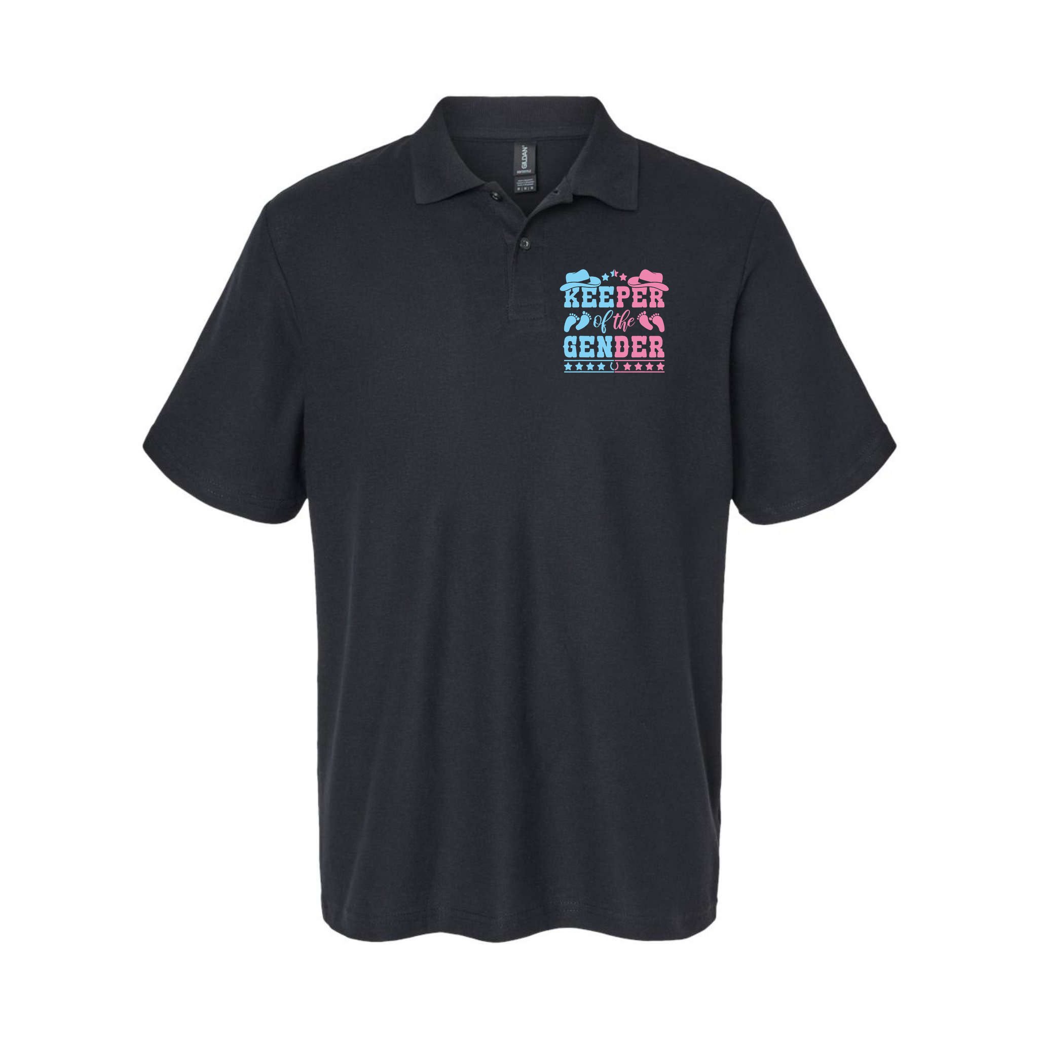 Western Baby Gender Reveal Party Outfit Keeper Of The Gender Polo