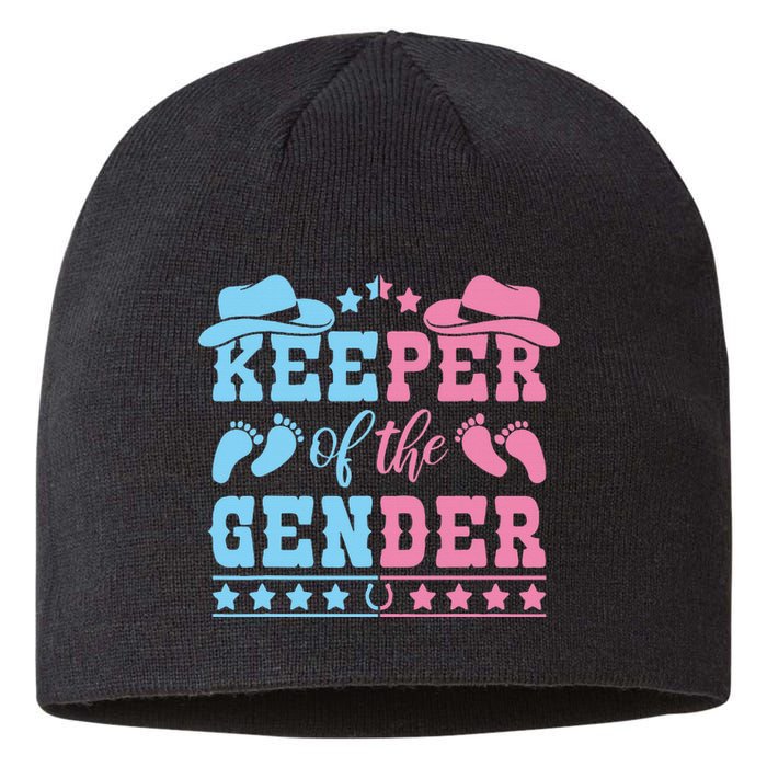 Western Baby Gender Reveal Party Outfit Keeper Of The Gender Sustainable Beanie