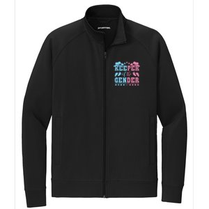 Western Baby Gender Reveal Party Outfit Keeper Of The Gender Stretch Full-Zip Cadet Jacket