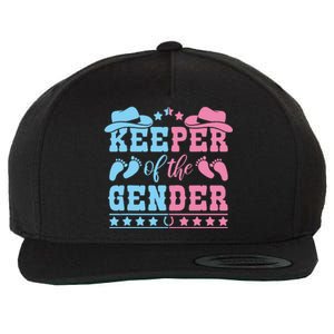 Western Baby Gender Reveal Party Outfit Keeper Of The Gender Wool Snapback Cap