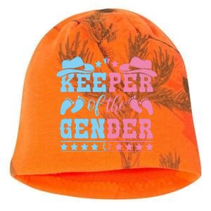 Western Baby Gender Reveal Party Outfit Keeper Of The Gender Kati - Camo Knit Beanie