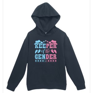 Western Baby Gender Reveal Party Outfit Keeper Of The Gender Urban Pullover Hoodie