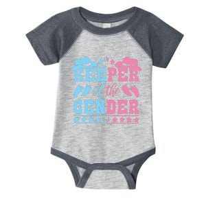 Western Baby Gender Reveal Party Outfit Keeper Of The Gender Infant Baby Jersey Bodysuit