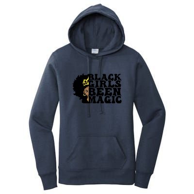 Women Black Girl Been Magic For Black History Month Gift Women's Pullover Hoodie