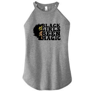 Women Black Girl Been Magic For Black History Month Gift Women's Perfect Tri Rocker Tank