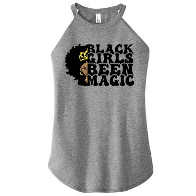 Women Black Girl Been Magic For Black History Month Gift Women's Perfect Tri Rocker Tank