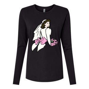 Wedding Bride Gift Womens Cotton Relaxed Long Sleeve T-Shirt