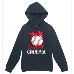 Wo Baseball Grandma Cute Mother's Day Funny Baseball Player V-Neck Urban Pullover Hoodie